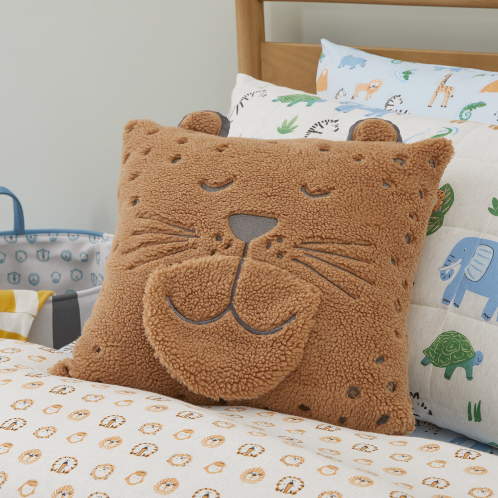 Leopard cushion clearance