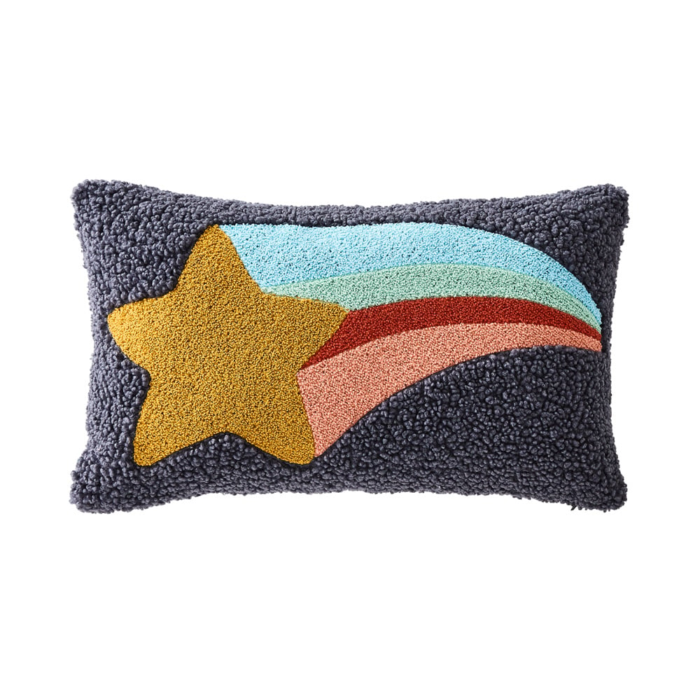 Navy top star cushion