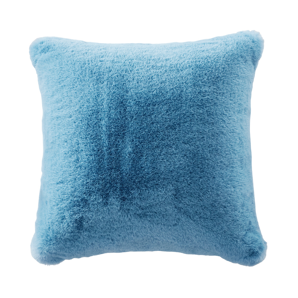 Blue 2025 fluffy cushions