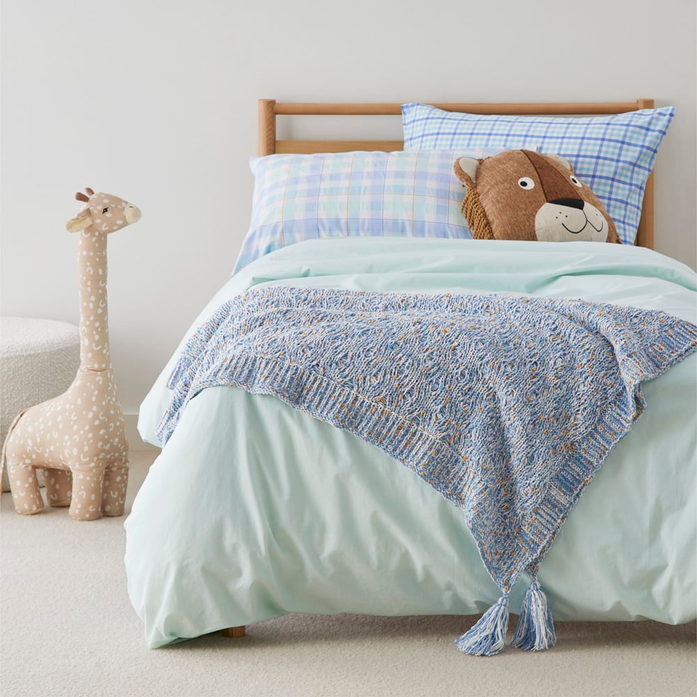 Kids bed throw sale