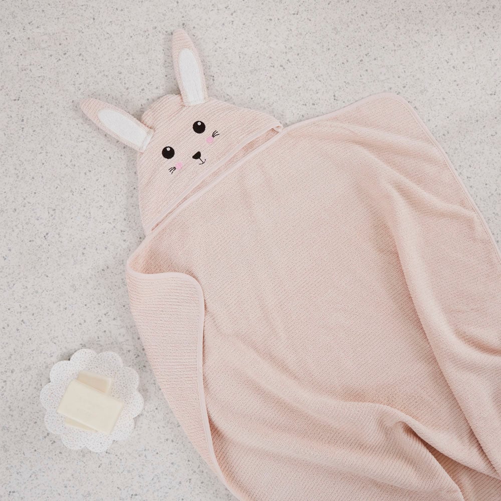 Adairs Baby Baby Bath Time Bunny Hooded Towel Adairs