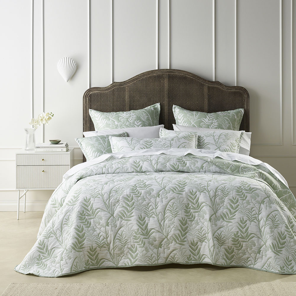 Bianca - Eden Sage Bedspread Set Separates | Adairs