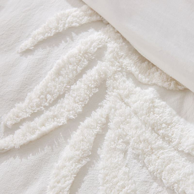 Koa Off White Tufted Quilt Cover Separates