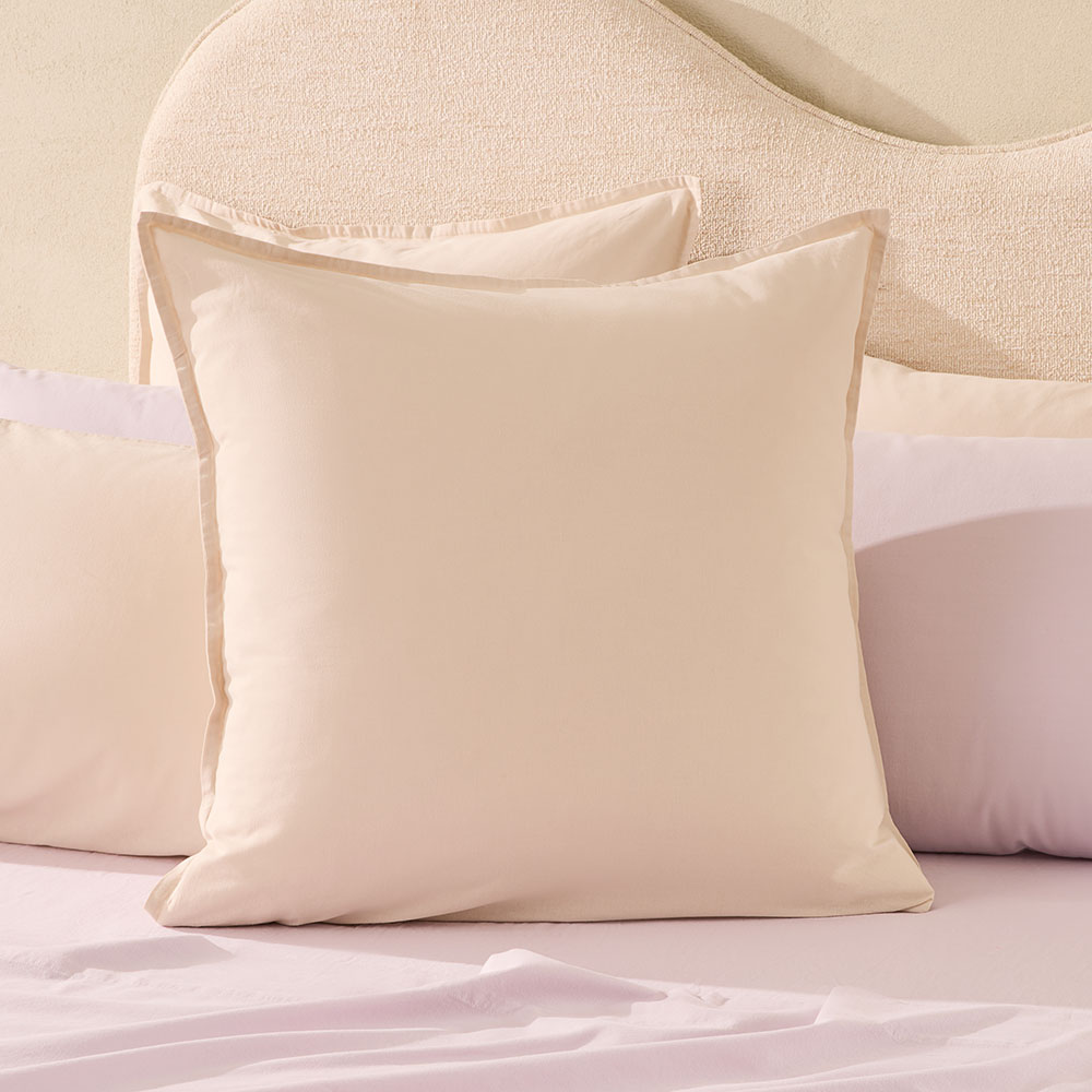 Relaxed Linen Look Natural Pillowcases Adairs