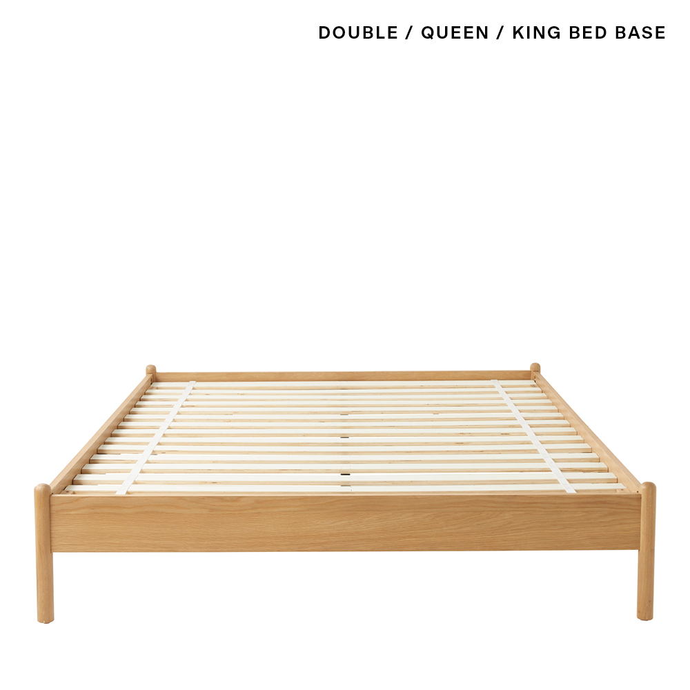 Wooden base deals bed frame