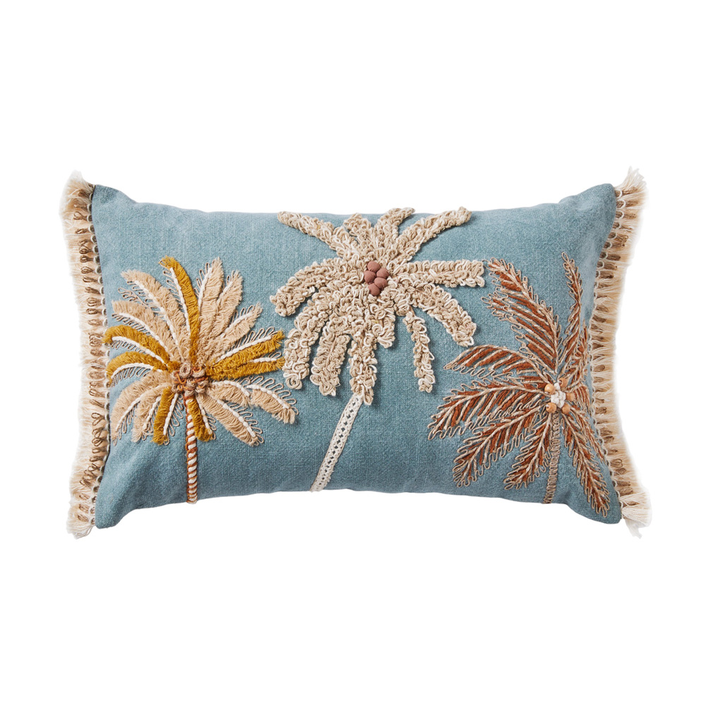 Bottle Palm Soft Pine Cushion | Adairs