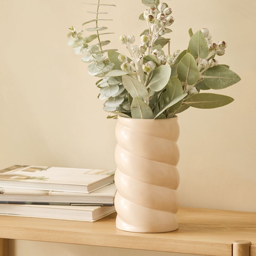 Twist Blush Vase | Adairs