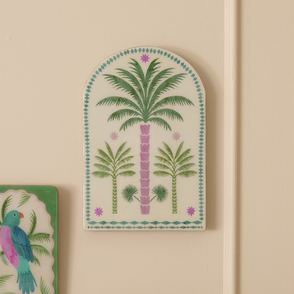 Amazon Large Tropicana Palm Timber Wall Art | Adairs