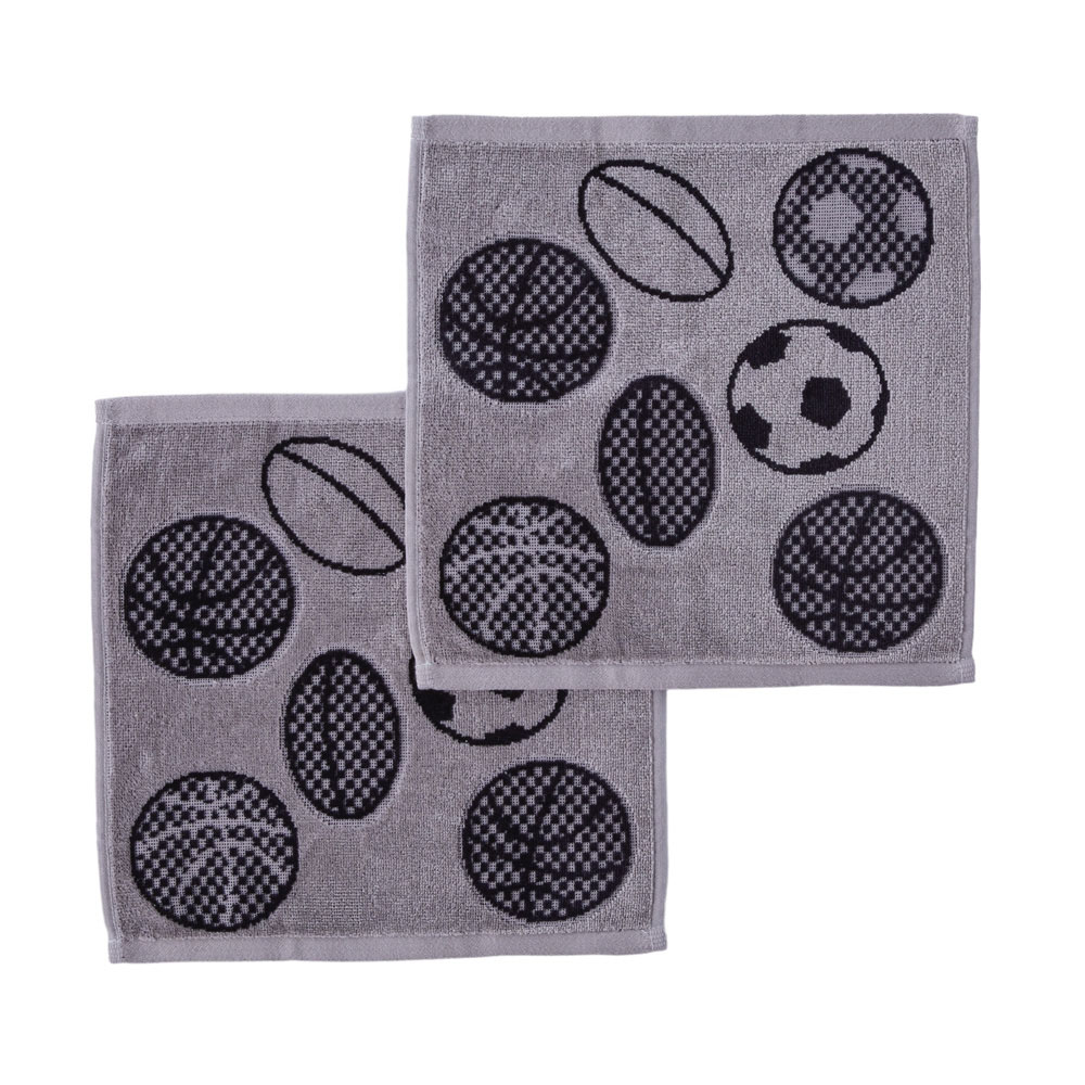 Adairs Kids Game Day Grey Towel Range Adairs