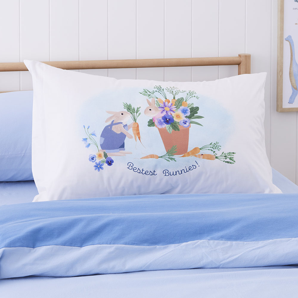 Bunny pillowcase hotsell