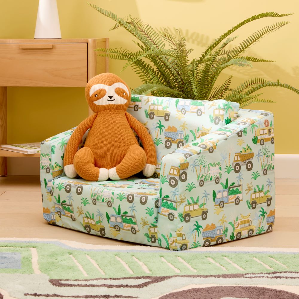 Adairs Kids Jungle Trucks Flip Out Sofa Adairs