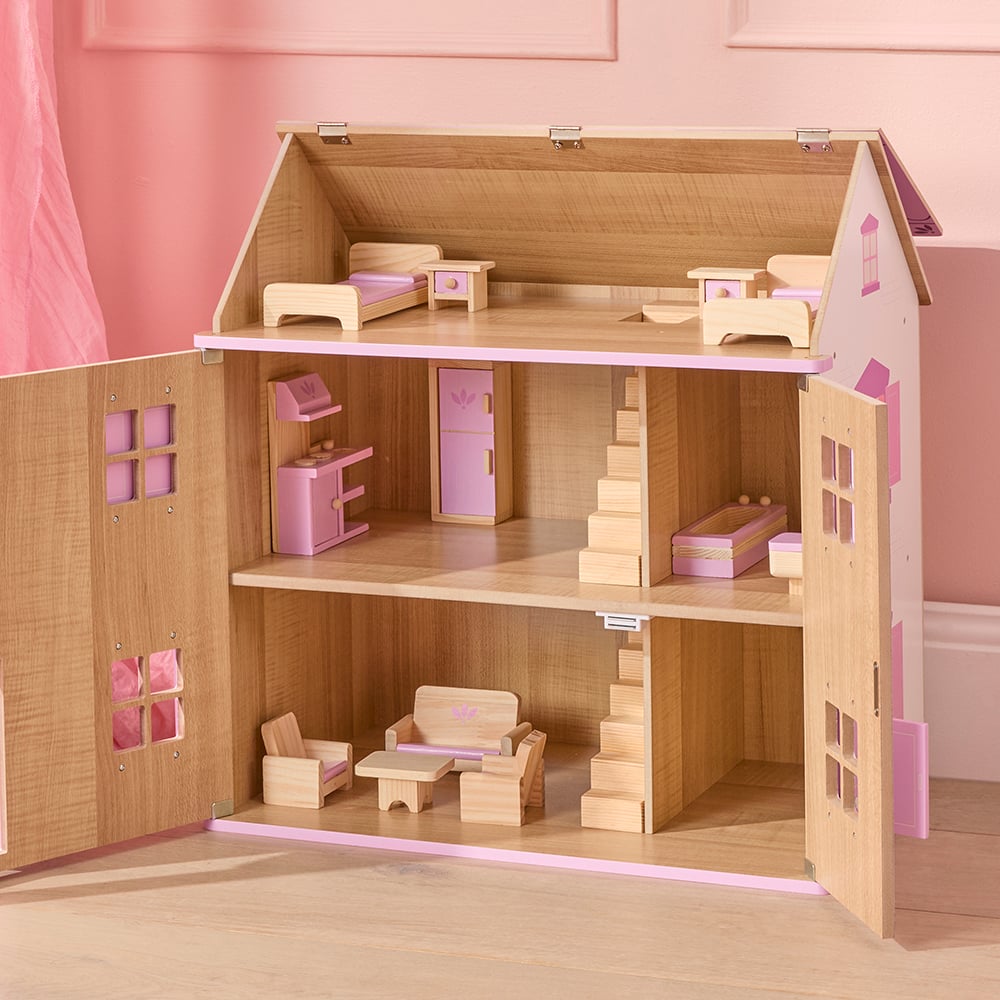 Adairs Kids Lilly s Lilac Doll House Furniture Set Adairs