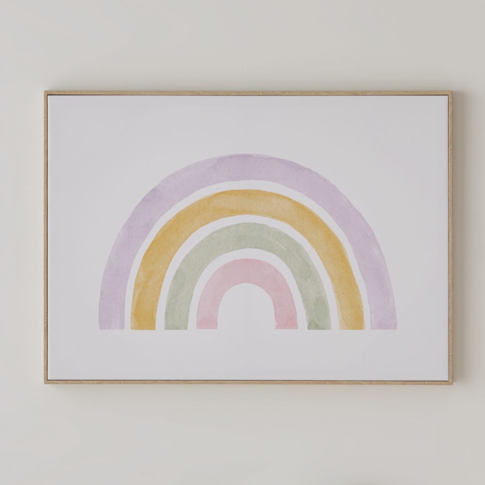 Adairs Kids - Rainbow Lilac Wall Art | Adairs