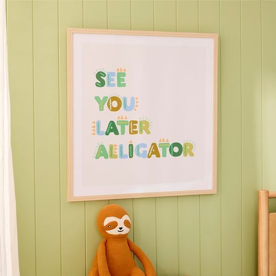 See You Later Alligator Wall Art