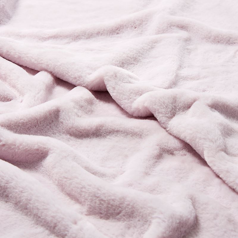 Adairs Kids - Plush Faux Fur Blanket Lilac