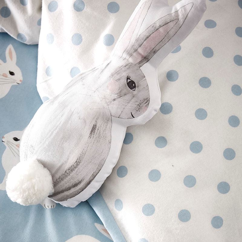 Adairs Kids - Bunny Love Flannelette Quilt Cover Set | Adairs