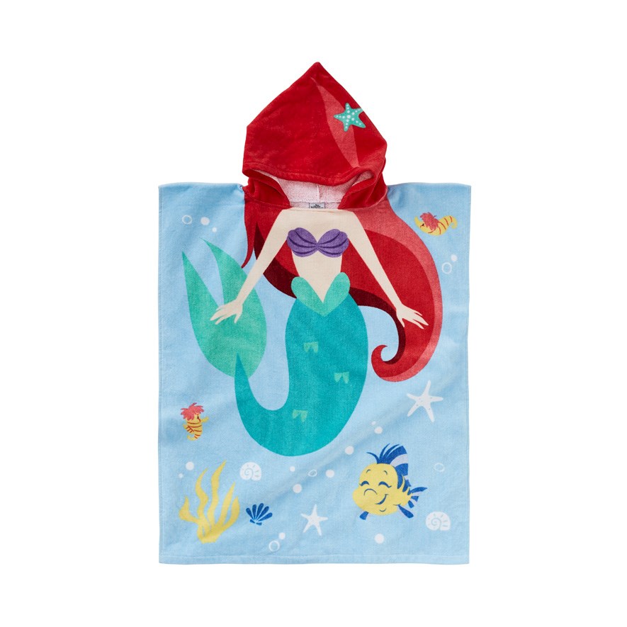 Adairs Kids - Little Mermaid Hooded Beach Towel | Adairs