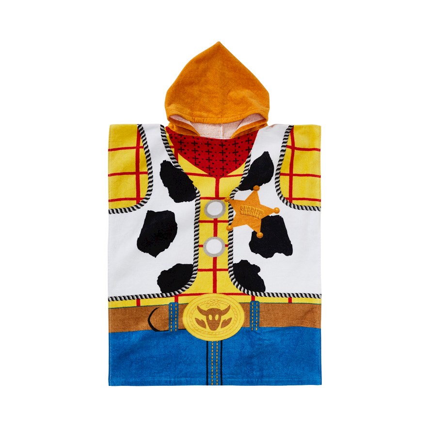 Adairs Kids Toy Story Woody Hooded Beach Towel Adairs