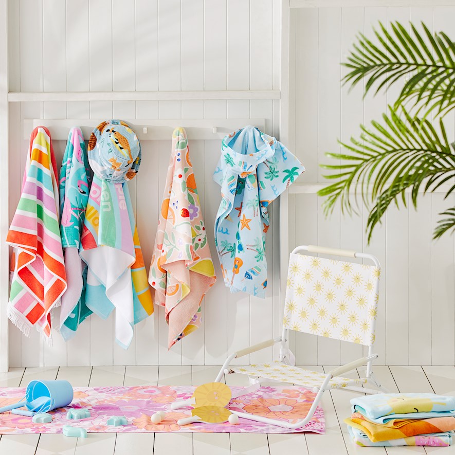 Adairs kids online towels