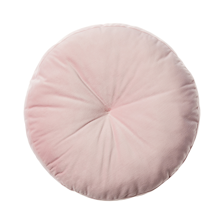 Blush pink 2024 round cushion