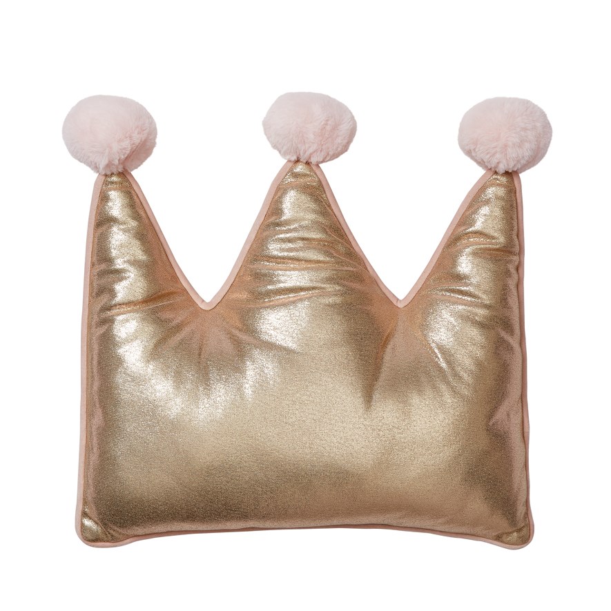 Gold crown clearance pillow