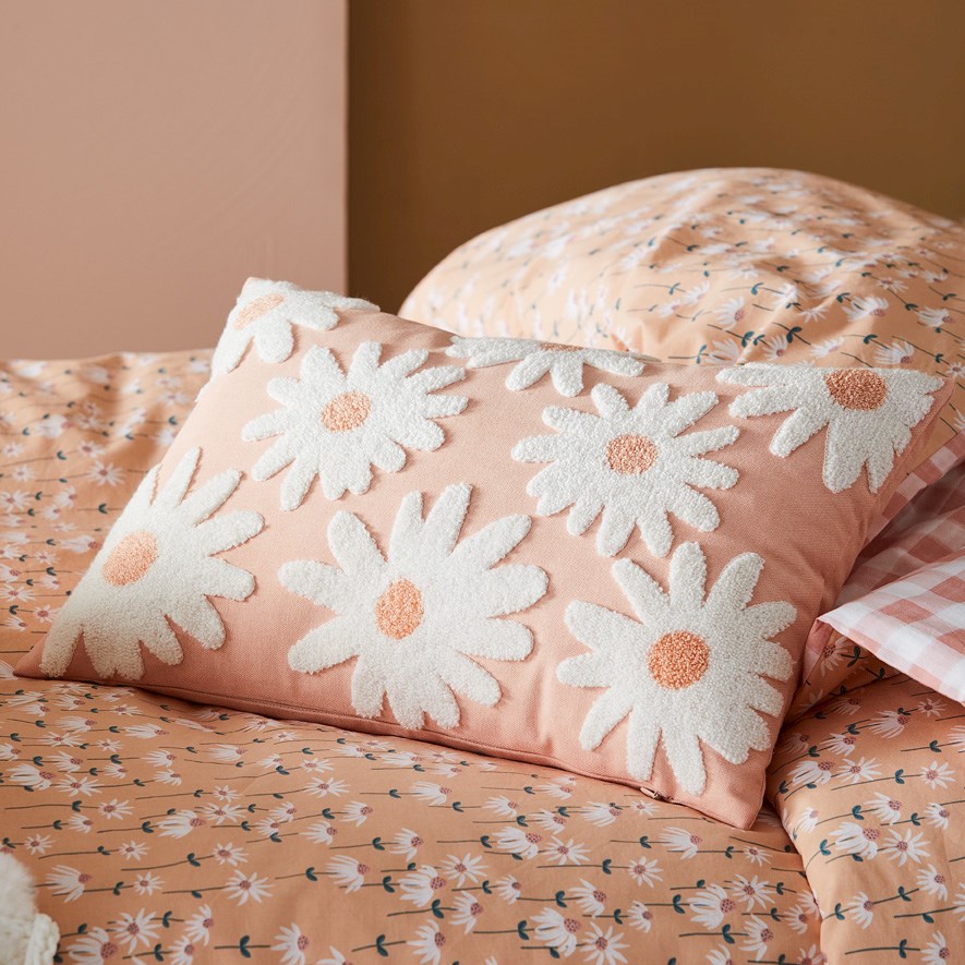 Peach colour outlet cushions