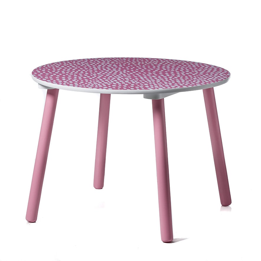 Adairs Kids Beckett Table Pink Fleck Adairs   41828 Pink Zoom 01 