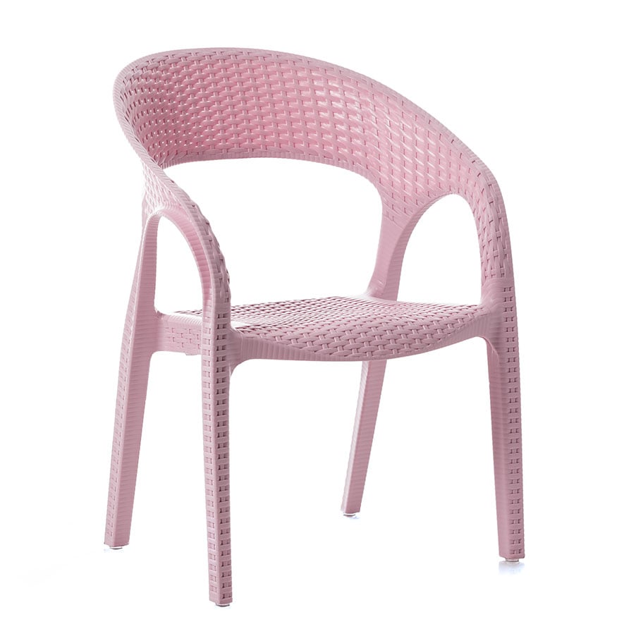 pink outdoor chair