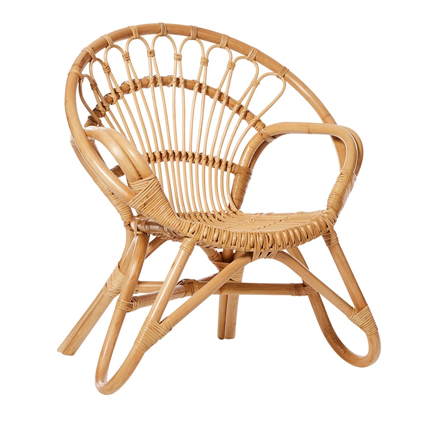 Adairs Kids - Oasis Rattan Milo Jr. Chair Honey | Adairs