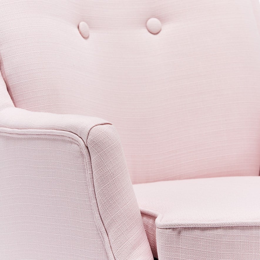 Pink cheap armchair ikea