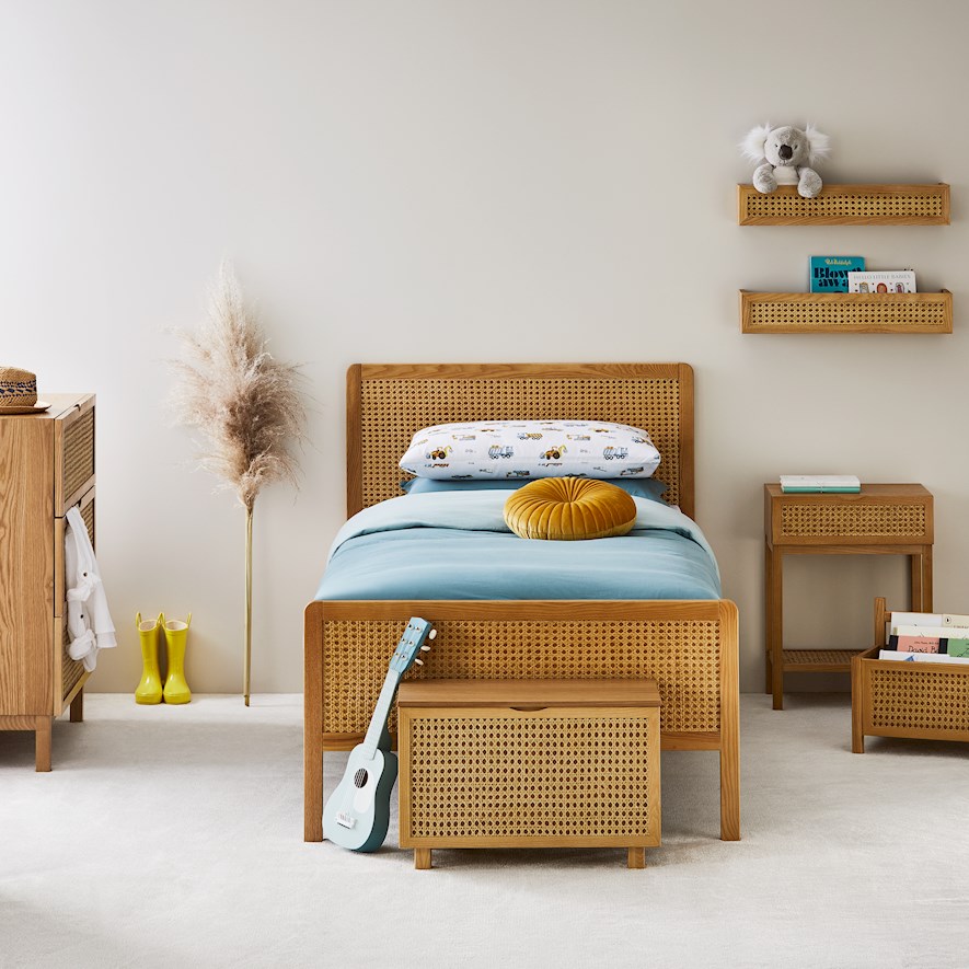 Adairs rattan outlet bed