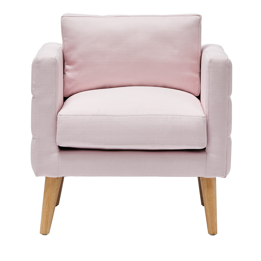 adairs pink armchair