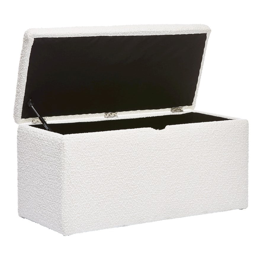 White discount blanket chest