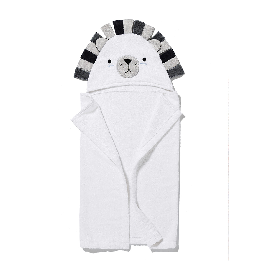 Adairs Baby - Lion Hooded Towel | Adairs