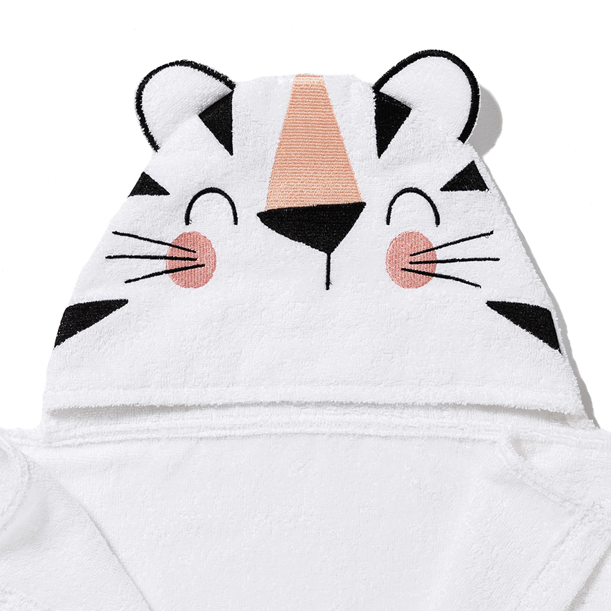 Tiger best sale hooded towel