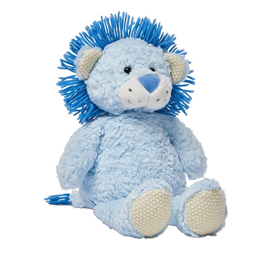 Blue lion stuffed sales animal