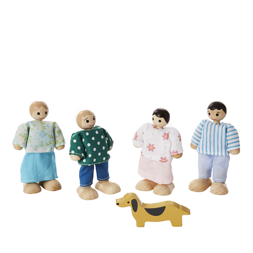 Adairs Kids - Cambridge Doll House Collection Family of Five | Adairs