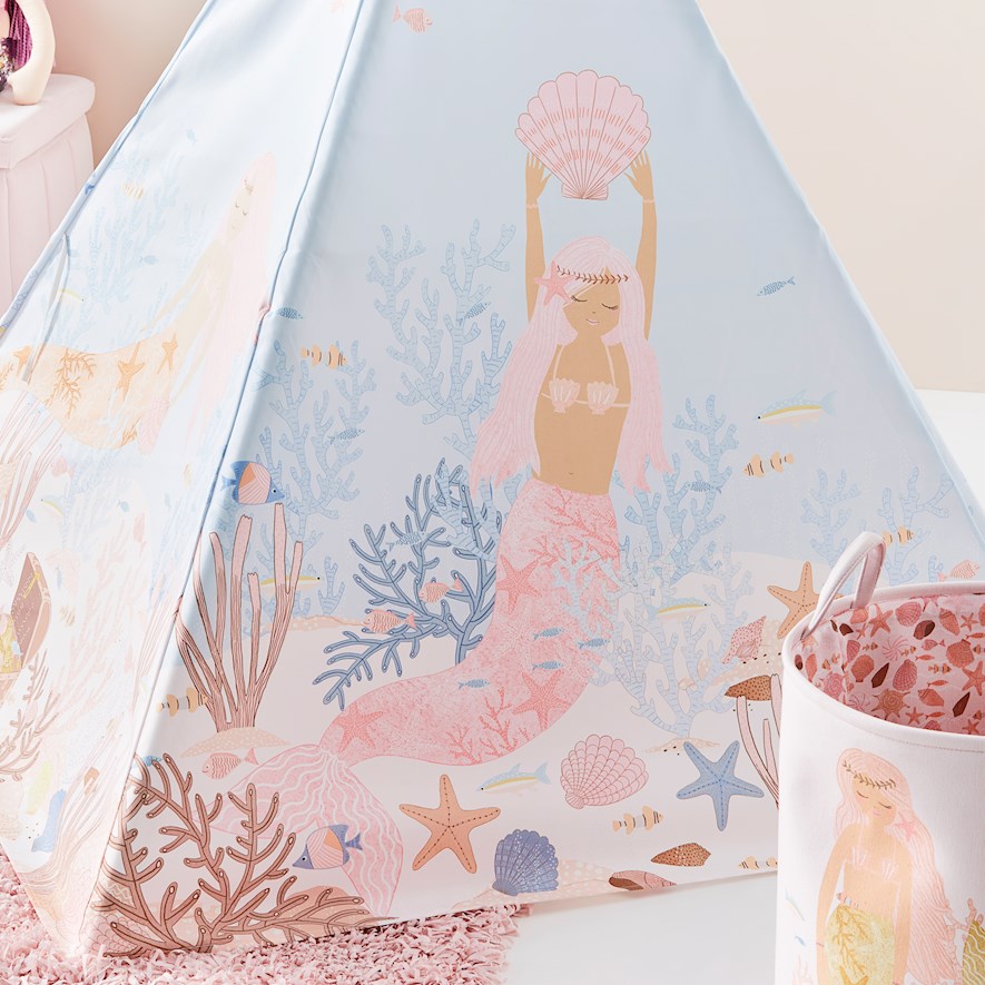 Adairs Kids Mermaid Dreams Teepee Adairs