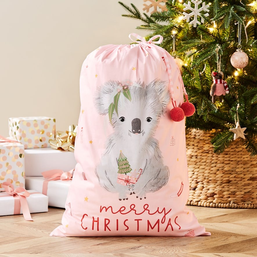 Pink santa sack new arrivals