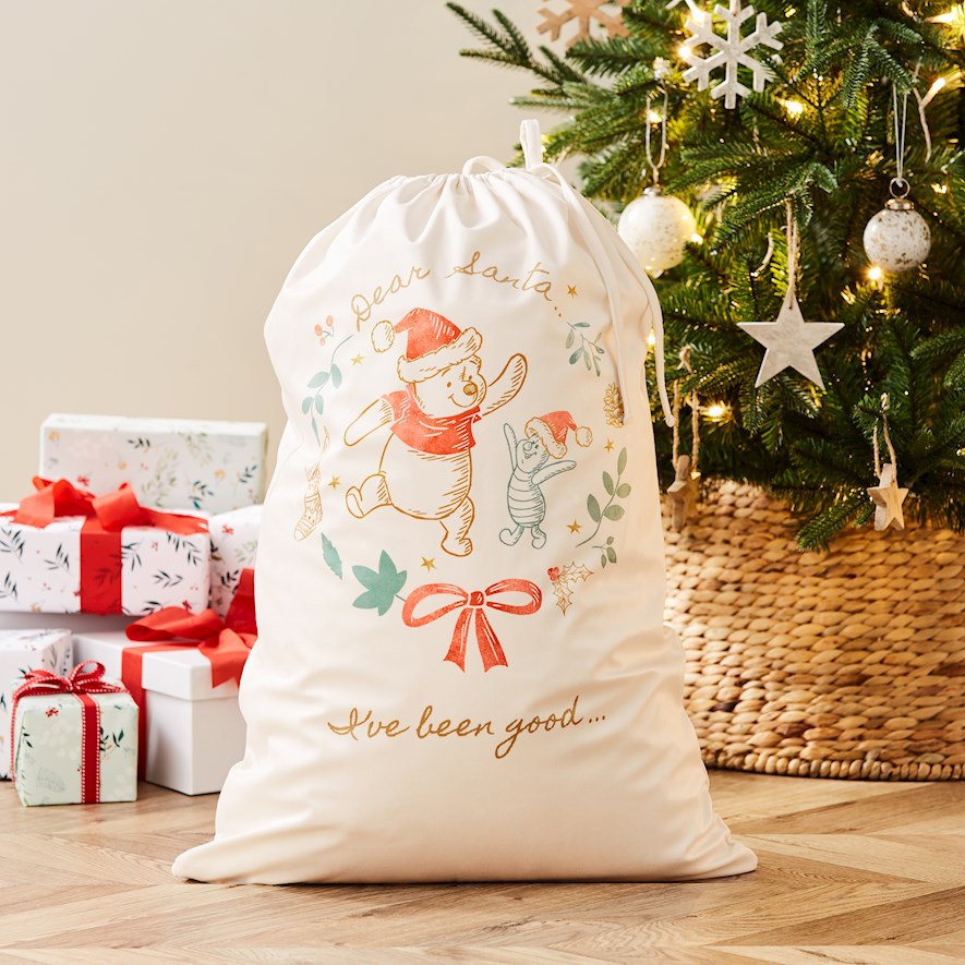 Get a Santa Plush Toy Bag to complete the effect at All Seasons Rent All!