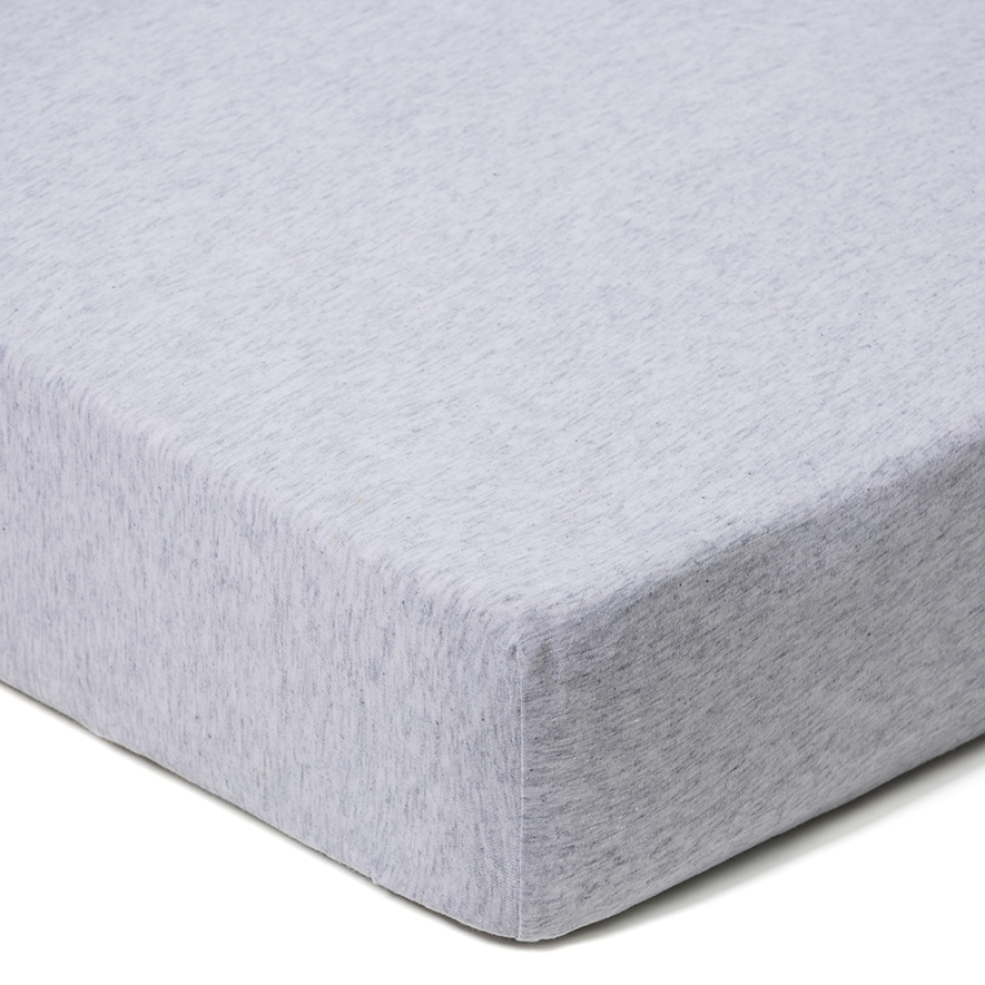 Adairs Baby - Judson Jersey Fitted Sheet 2 Pack Marle Grey | Adairs