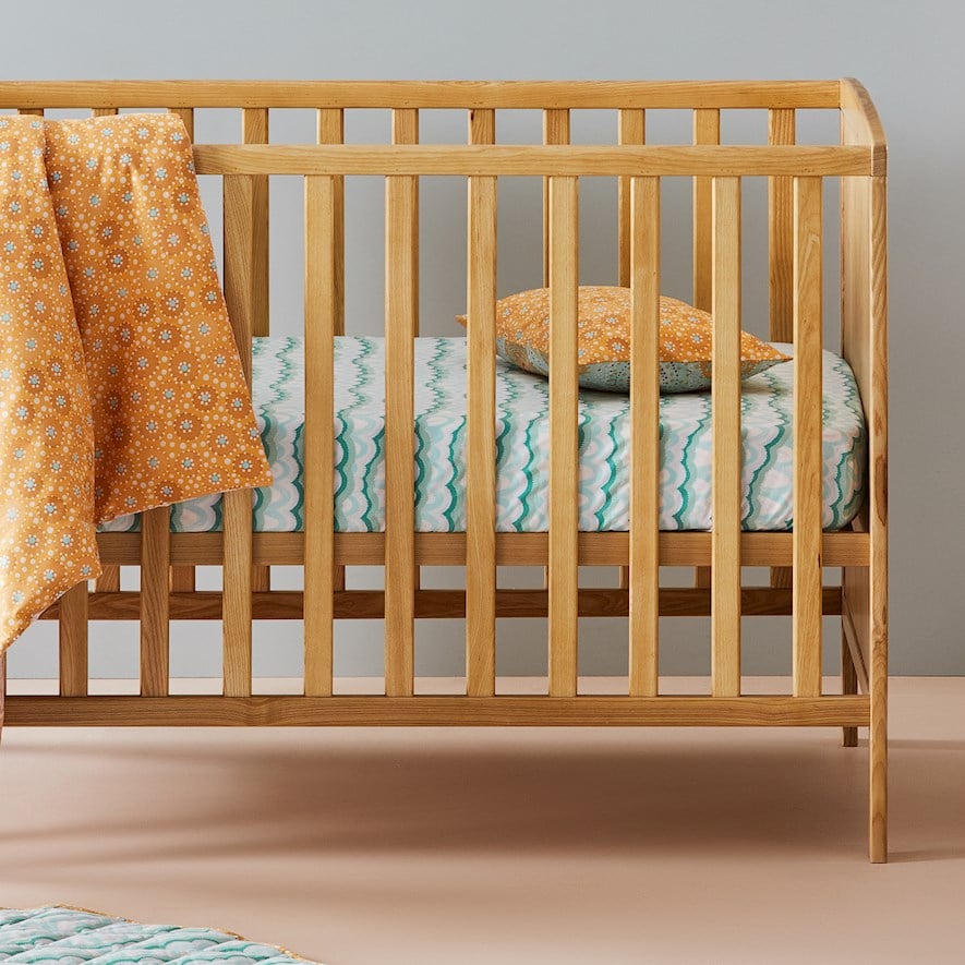 Blue sales baby cot