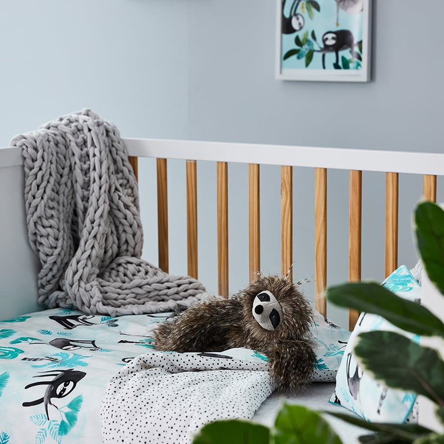 Sloth 2024 cot bedding