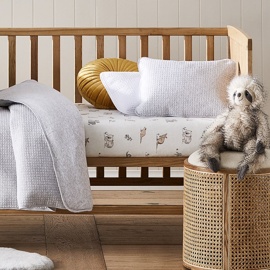 Adairs 2025 cot grey