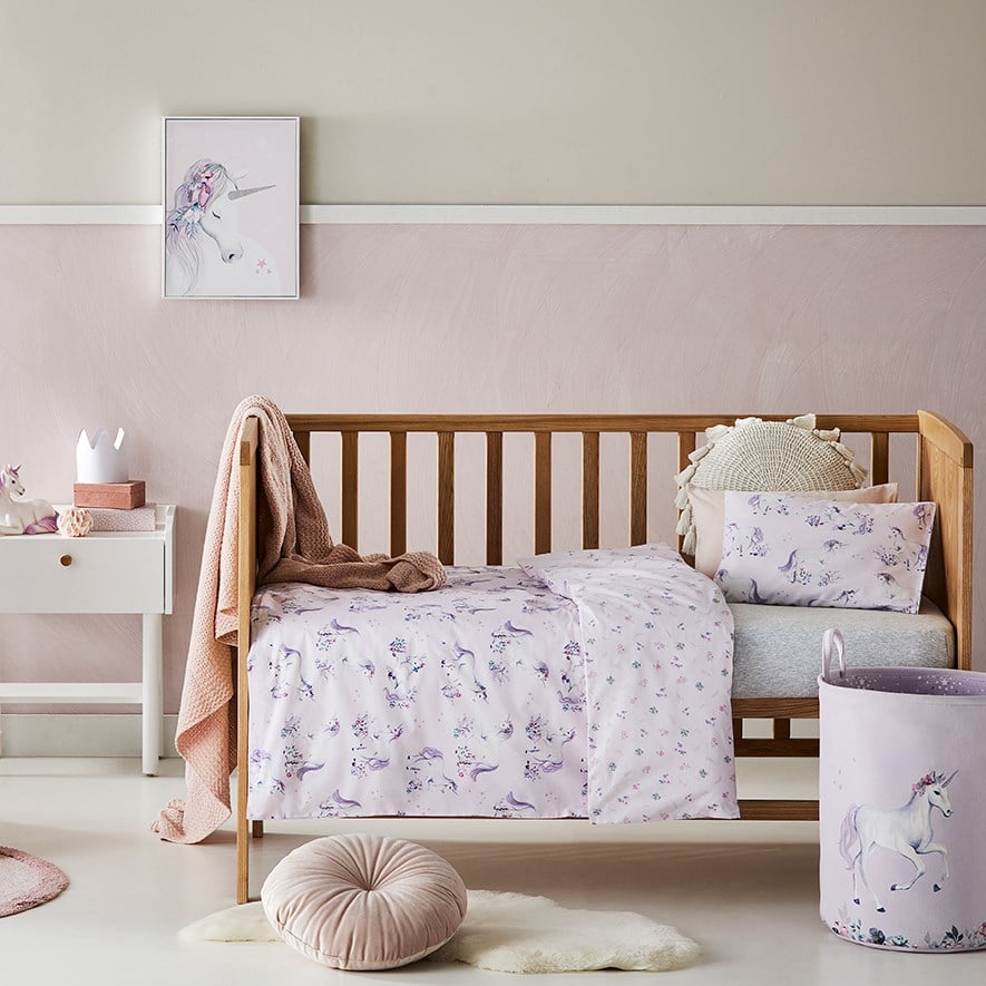 Unicorn cot set sale