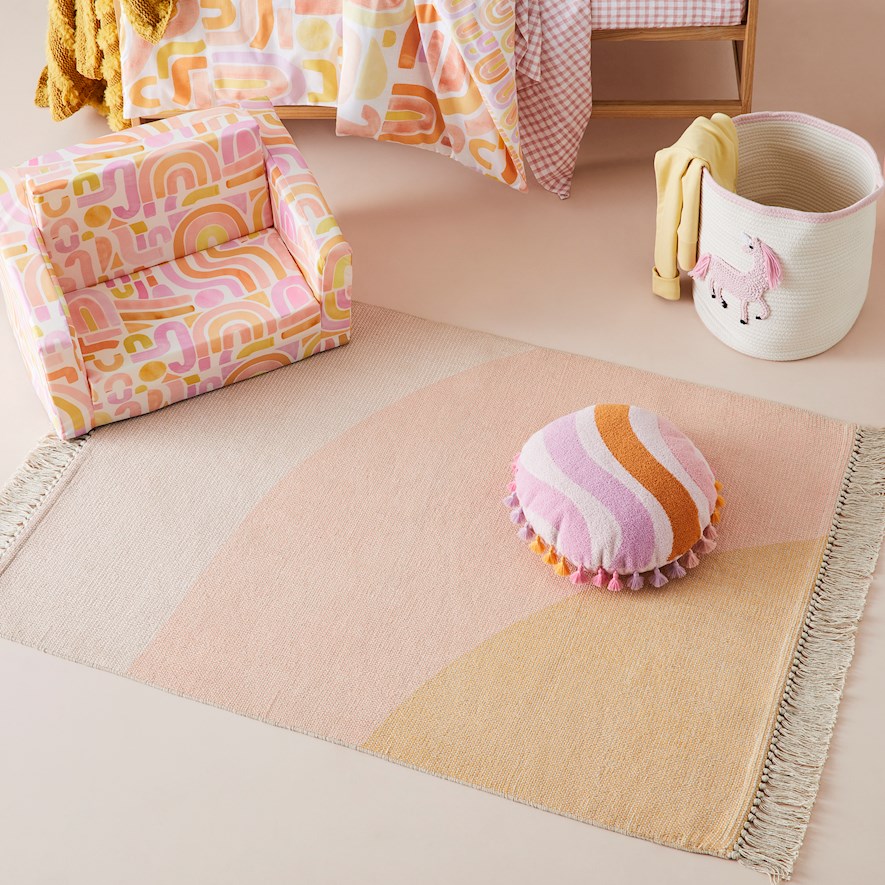 Pink rug hot sale kids