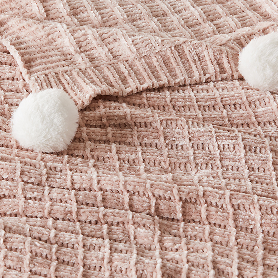 Adairs pom pom online throw