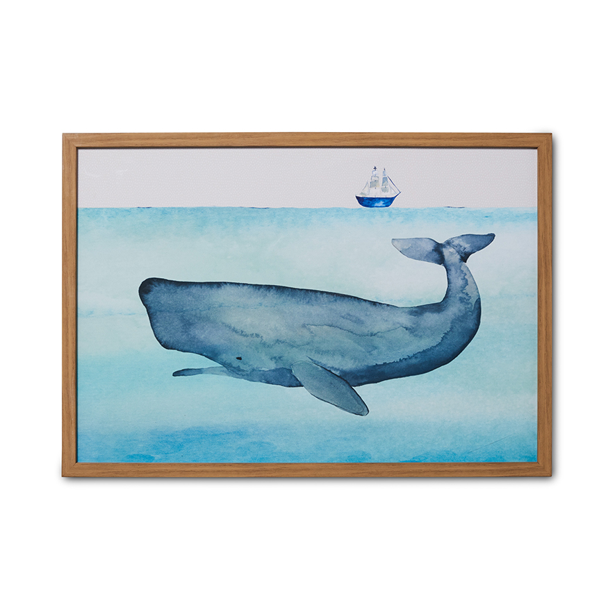 Adairs Kids - Kids Wonder Whale Wall Art | Adairs