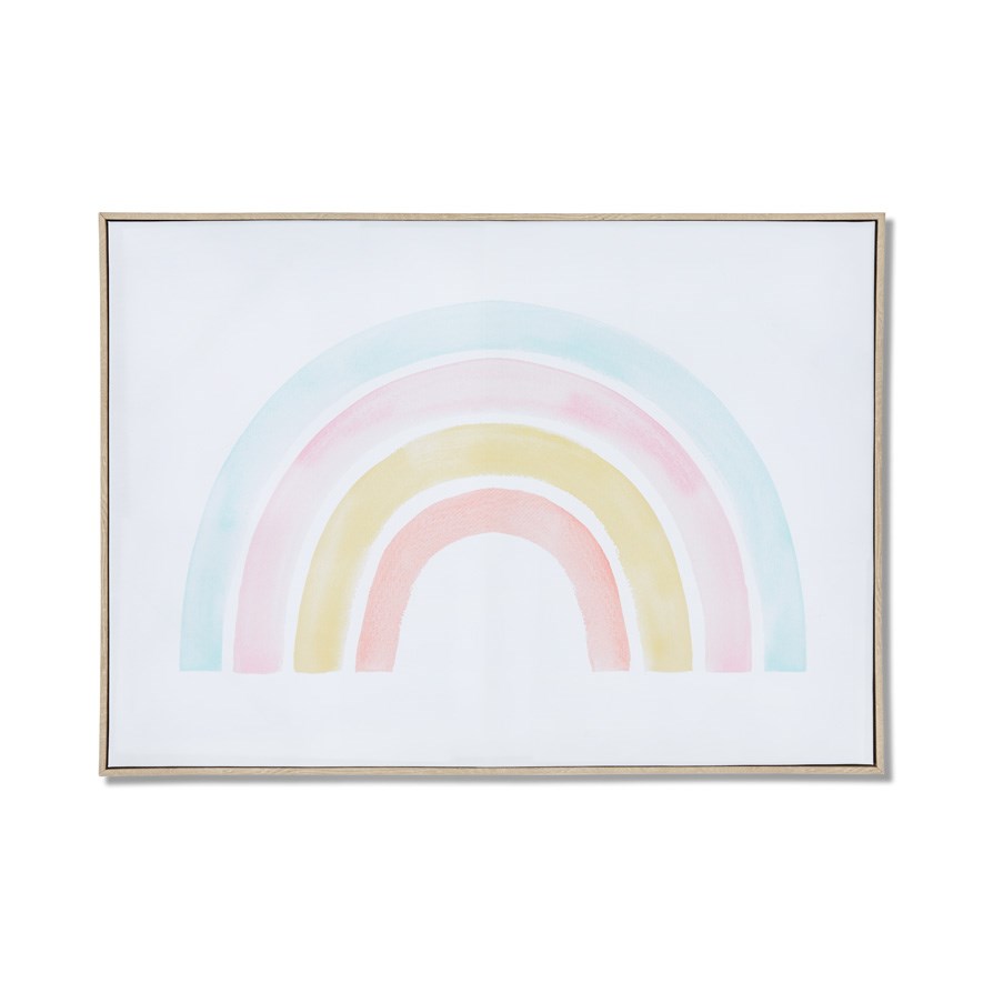 Adairs Kids - Rainbow Framed Wall Art | Adairs