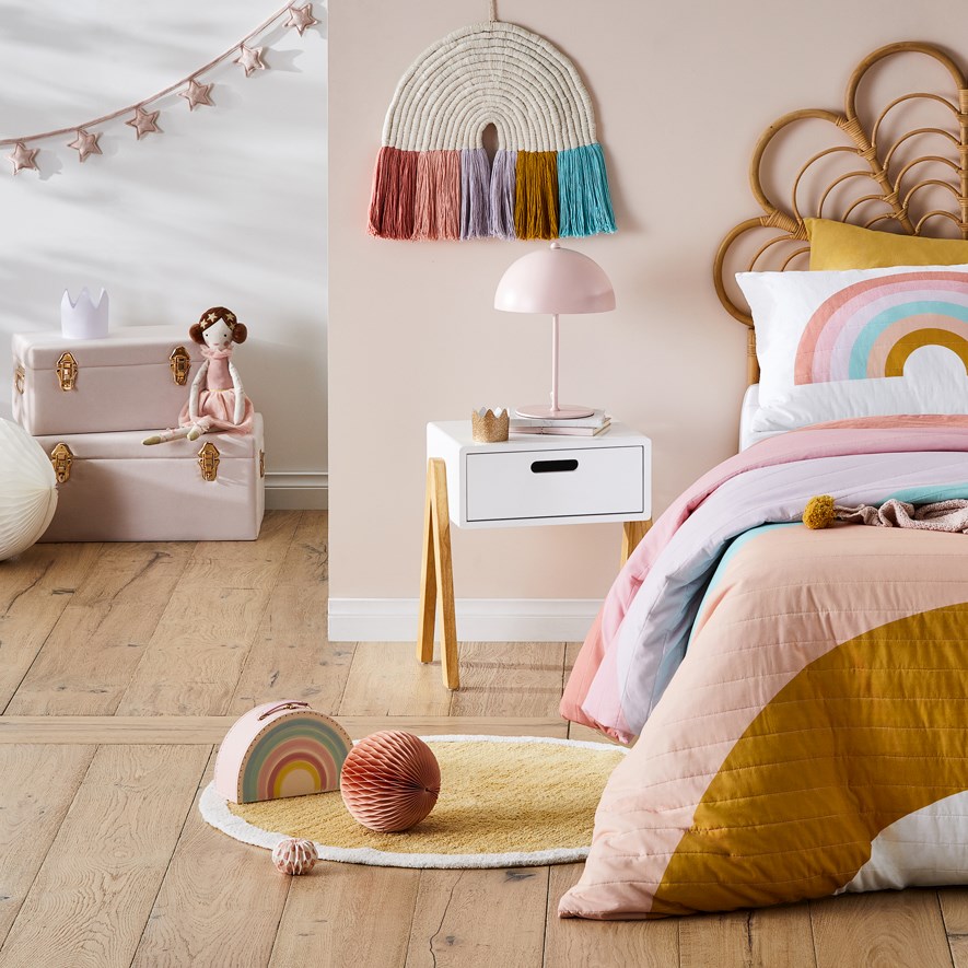 Children's rainbow clearance bedrooms